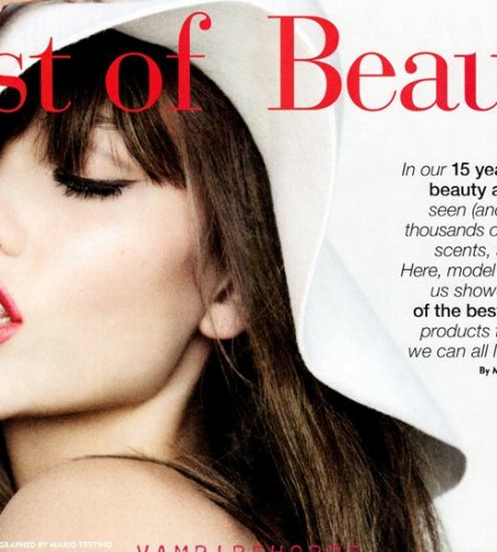 Best of Beauty – Karlie Kloss – Allure October 2011 by Mario Testino