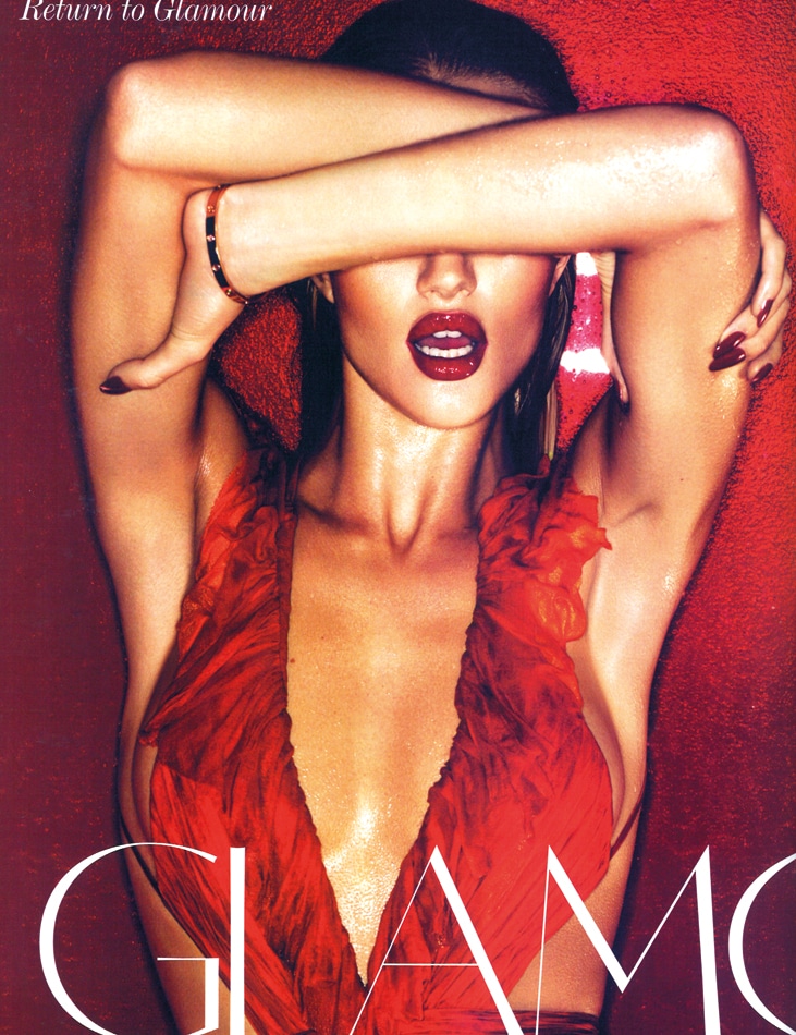 Glamorama – Rosie Huntington-Whiteley – UK Vogue March 2011 by Mert & Marcus