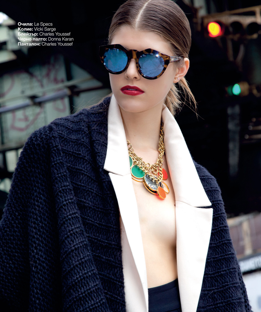 Glamour Bulgaria November issue – Brittany (Women NY) by Eniko Szucs