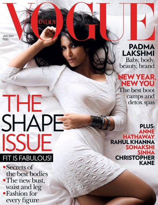 Vogue India January 2011 – Padma Lakshmi