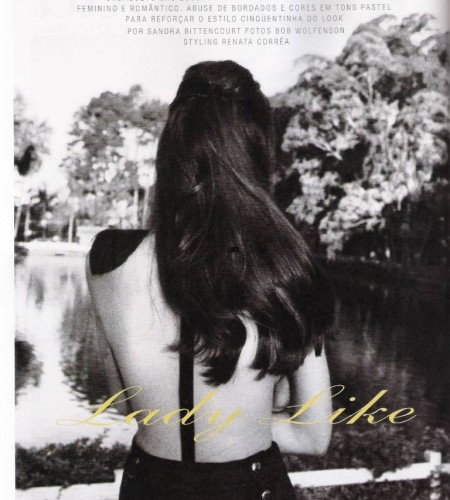Lady Like – Thairine Garcia – Marie Claire Brazil September 2011 – Bob Wolfenson