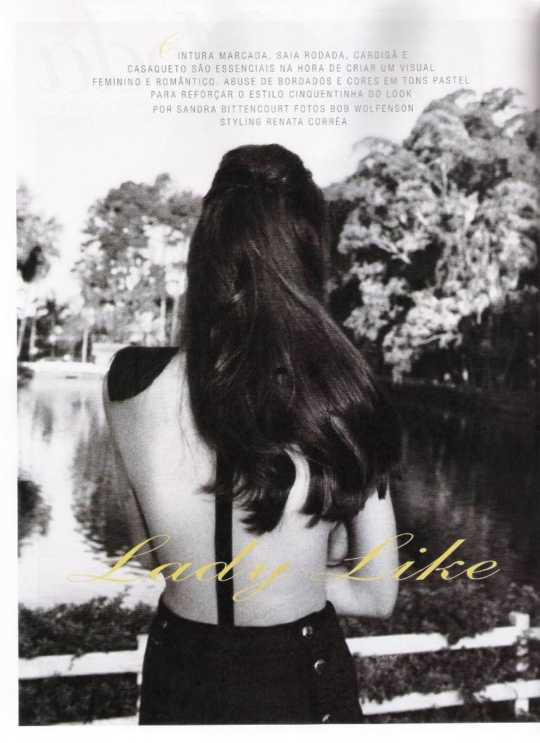 Lady Like – Thairine Garcia – Marie Claire Brazil September 2011 – Bob Wolfenson