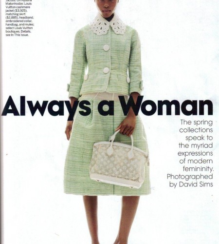 Always a Woman – Frida Gustavsson, Joan Smalls, + More -=US Vogue January 2011 by David Sims