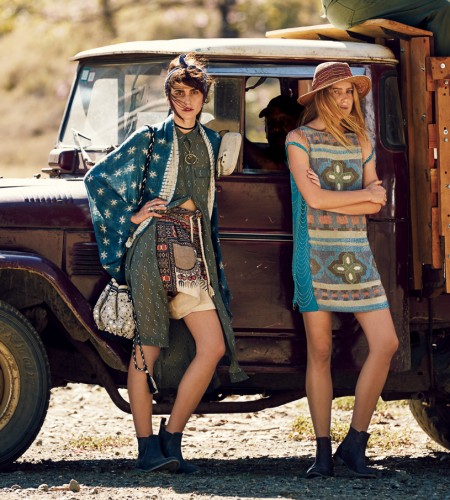 Free People x The Hemingway Sisters by Bjorn Iooss