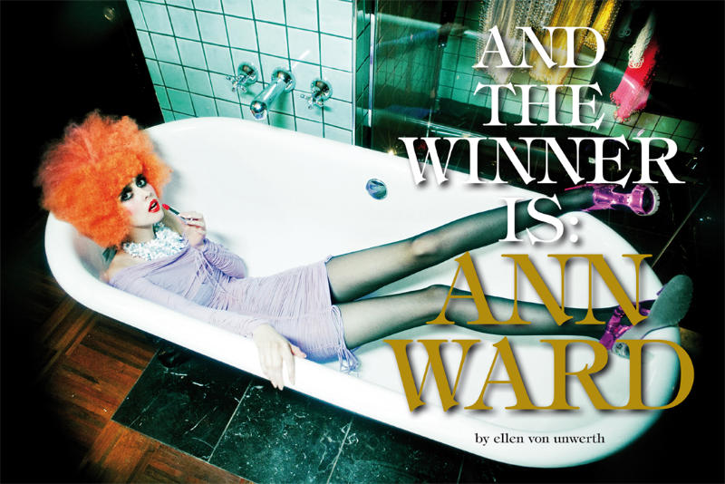 Vogue Italia March 2011 – Ann Ward by Ellen von Unwerth