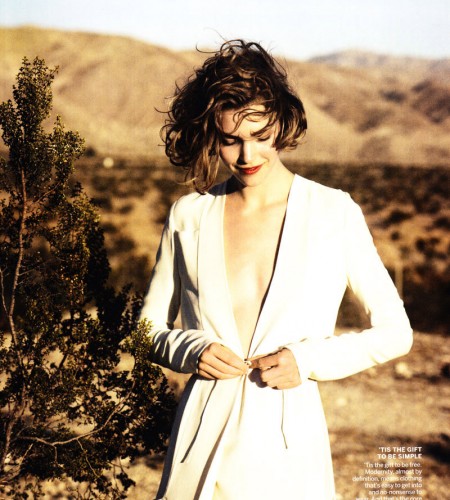 Vogue US February 2011 – Arizona Muse by Peter Lindbergh