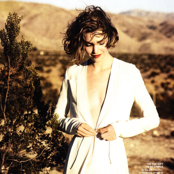 Vogue US February 2011 – Arizona Muse by Peter Lindbergh