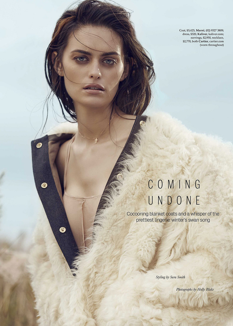 Elle Australia August 2014 – Jenna Klein by Holly Blake