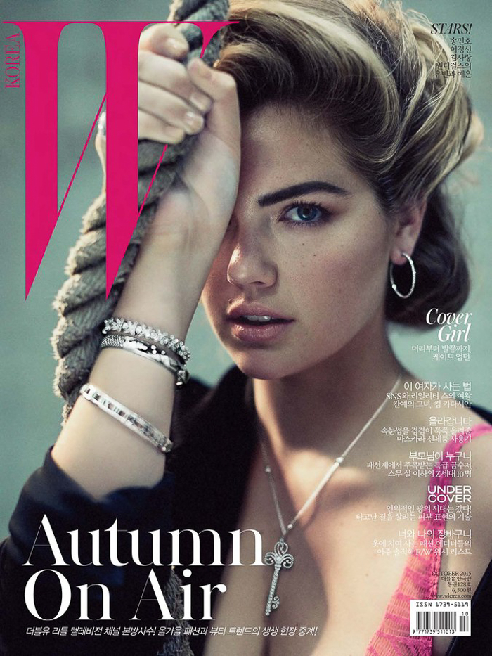 W Korea October 2015 – Kate Upton by Norman Jean Roy