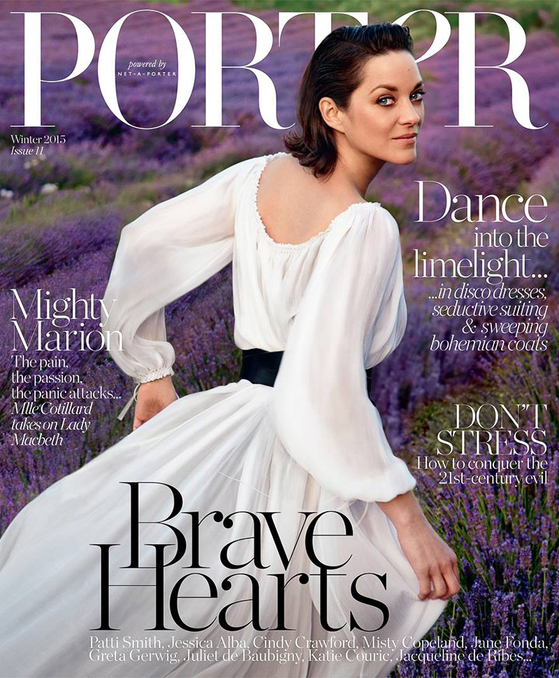 Porter Magazine #11 Winter 2015 – Marion Cotillard by Ryan McGinley