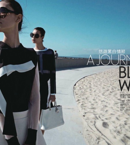 ELLE Taiwan April 2012 – Mika Van Winkle and Hind Sahli by Cedric Buchet