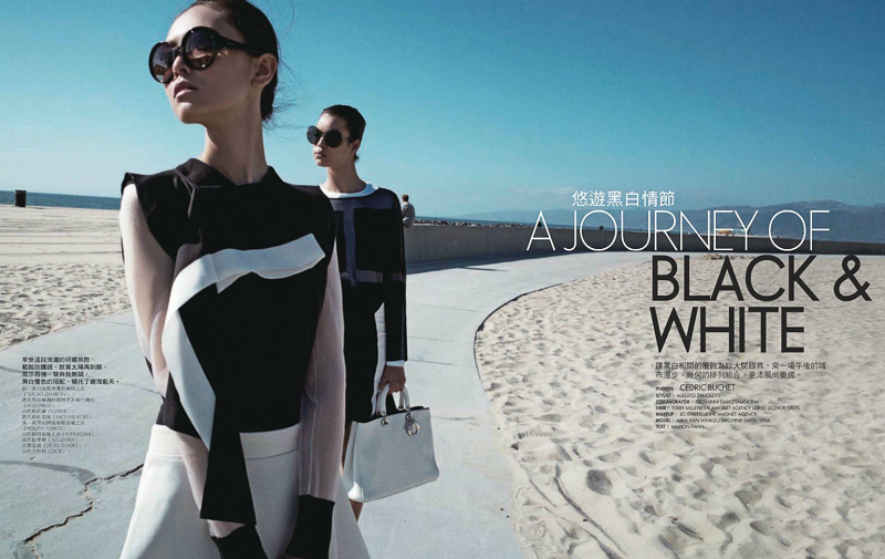 ELLE Taiwan April 2012 – Mika Van Winkle and Hind Sahli by Cedric Buchet