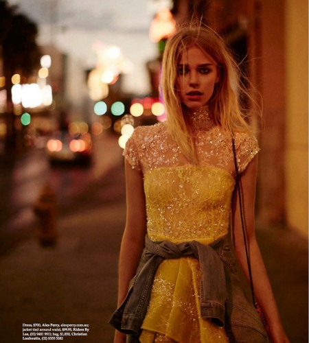 ELLE Australia December 2014 Sanna Backstrom by Billy Kidd