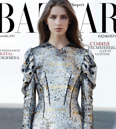 Harper’s Bazaar Kazakhstan October 2015 – Sofia Tesmenitskaya by Jacob Sadrak + Carrol Cruz