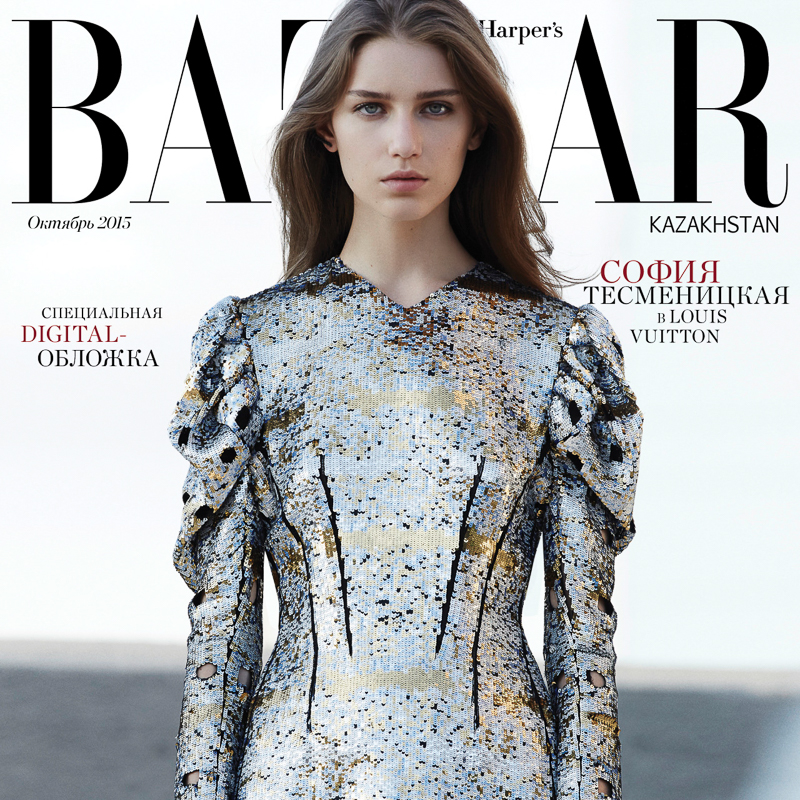 Harper’s Bazaar Kazakhstan October 2015 – Sofia Tesmenitskaya by Jacob Sadrak + Carrol Cruz