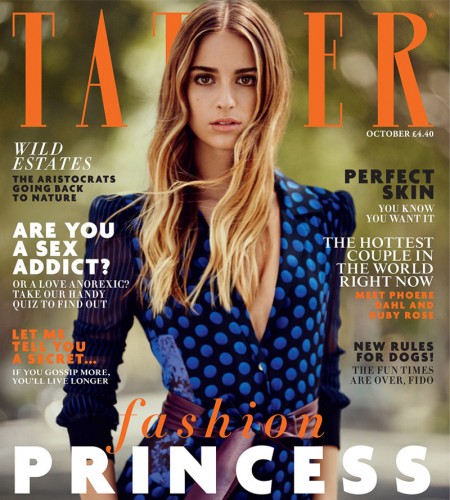 Tatler Magazine October 2015 – Talita Von Furstenberg by Jason Kim