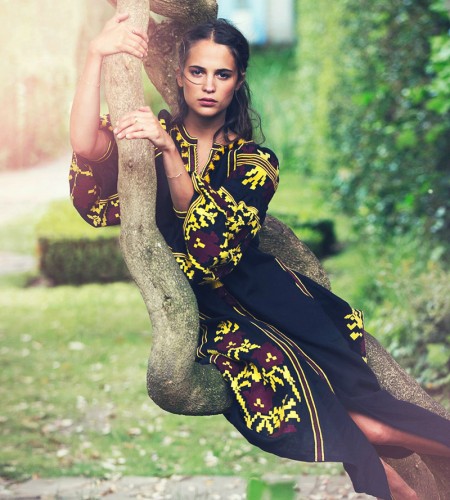 The Edit July 2015 – Alicia Vikander by David Bellemere