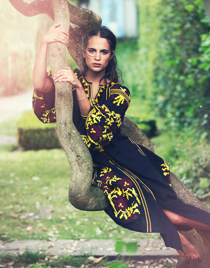 The Edit July 2015 – Alicia Vikander by David Bellemere