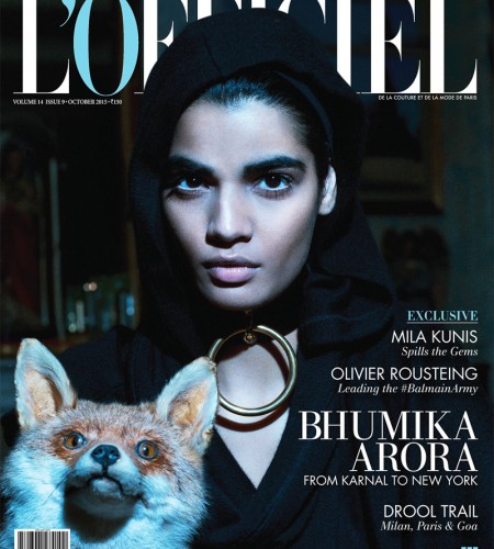 L’Officiel India October 2015 – Bhumika Arora by Onin Lorente