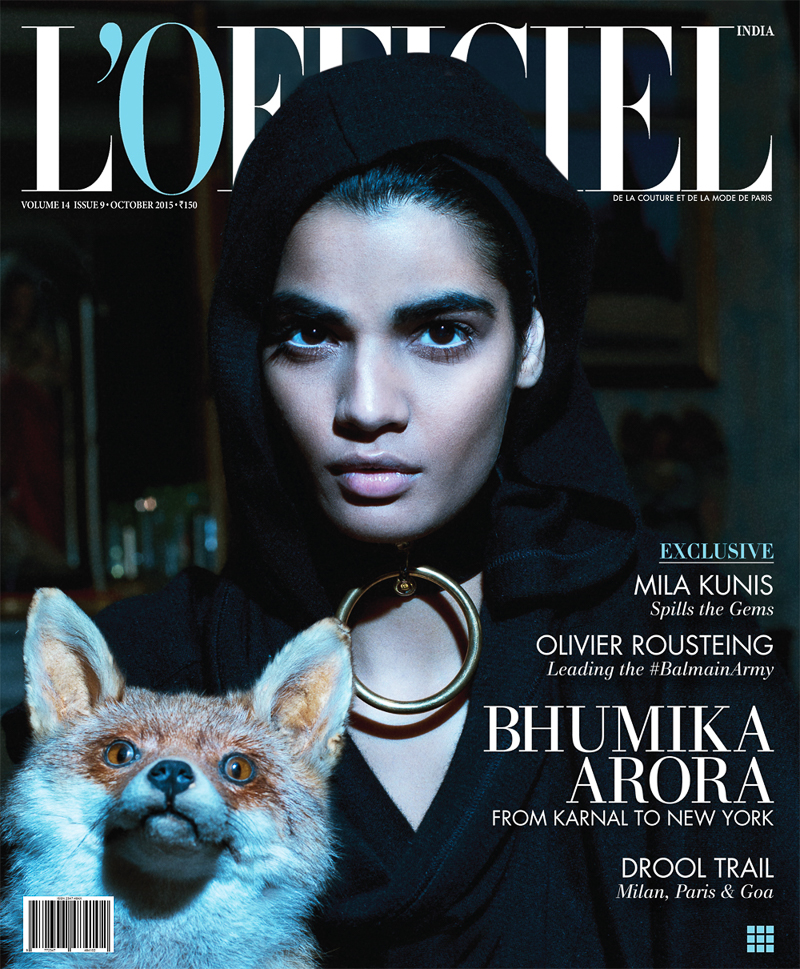 L’Officiel India October 2015 – Bhumika Arora by Onin Lorente