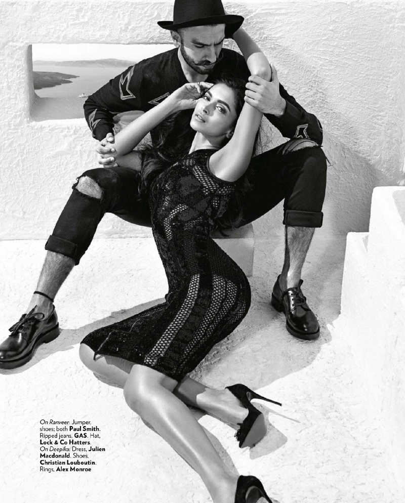 Vogue India October 2015 Deepika Padukone and Ranveer Singh by Tarun Vishwa
