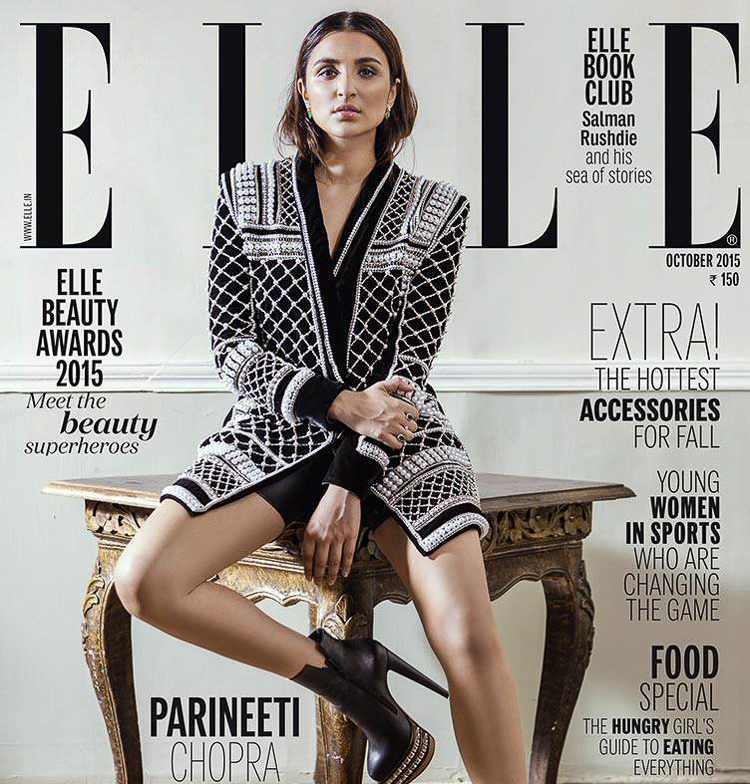 ELLE India October 2015 – Parineeti Chopra by Errikos Andreou