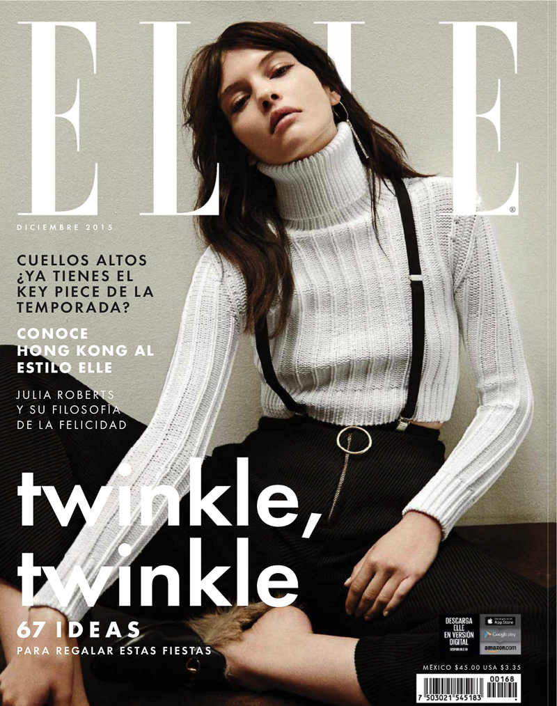 ELLE Mexico December 2015 Kate Bogucharskaia by Nick Hudson