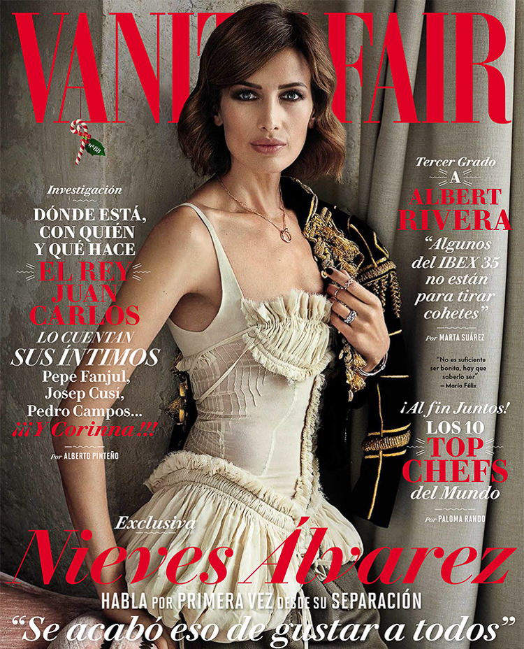 Vanity Fair Spain December 2015 – Nieves Alvarez by Alex Bramall