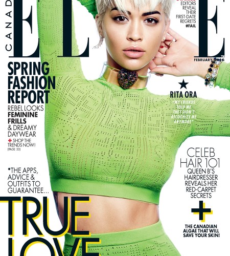 ELLE Canada February 2016 Rita Ora by Max Abadian