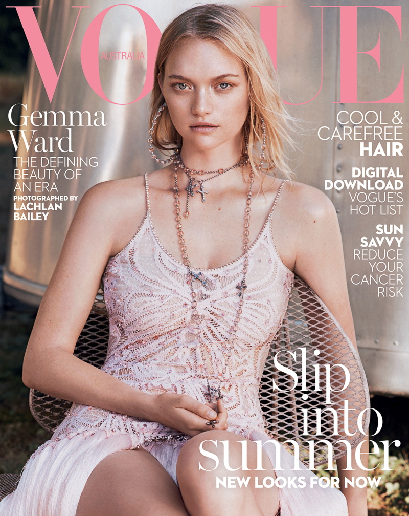 Vogue Australia January 2016 – Gemma Ward by Lachlan Bailey