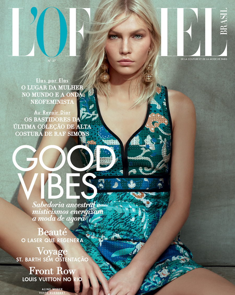 L’Officiel Brazil January 2016 – Aline Weber by Nicole Heiniger