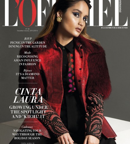 L’Officiel Indonesia January 2016 – Cinta Laura by Ryan Jerome