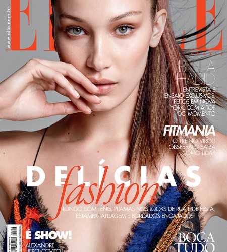 ELLE Brazil February 2016 Bella Hadid by Max Abadian