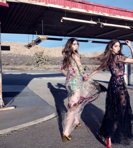 Harper’s Bazaar Arabia January 2016 Sama And Haya Khadra by Rene and Radka