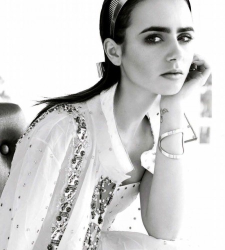 Harper’s Bazaar Australia March 2016 Lily Collins by David Roemer