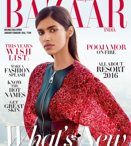 Harper’s Bazaar India February 2016 – Pooja Mor by Taylor Tupy