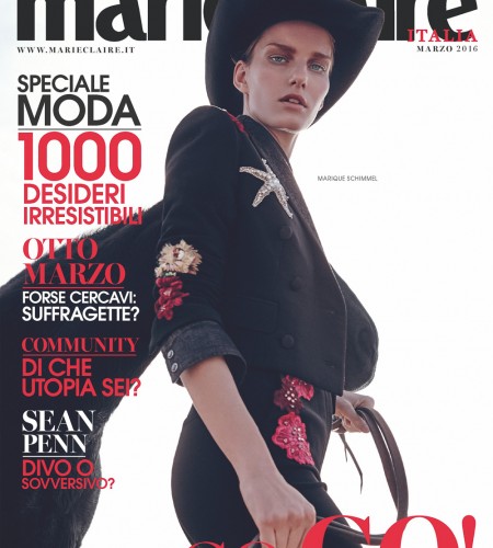 Marie Claire Italia March 2016 Marique Schimmel by Nagi Sakai