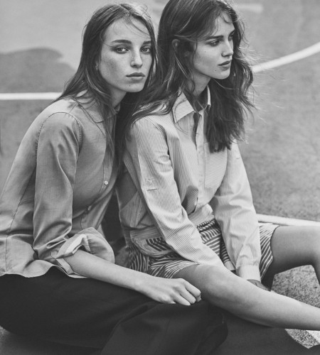 W Magazine March 2016 Jamilla Hoogenboom and Julia Jamin by Emma Tempest