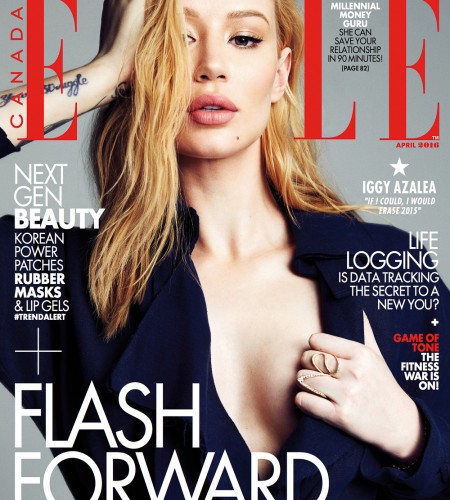 ELLE Canada April 2016 Iggy Azalea by Max Abadian