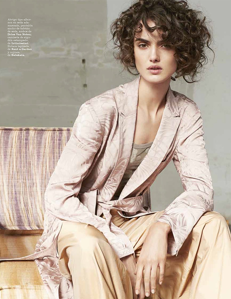 Marie Claire Spain April 2016 Blanca Padilla by Michelle Ferrara