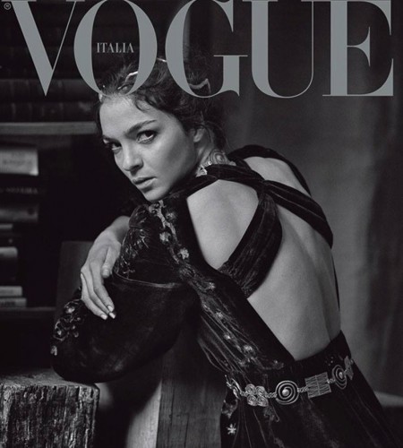 Vogue Italy March 2016 Mariacarla Boscono by Peter Lindbergh