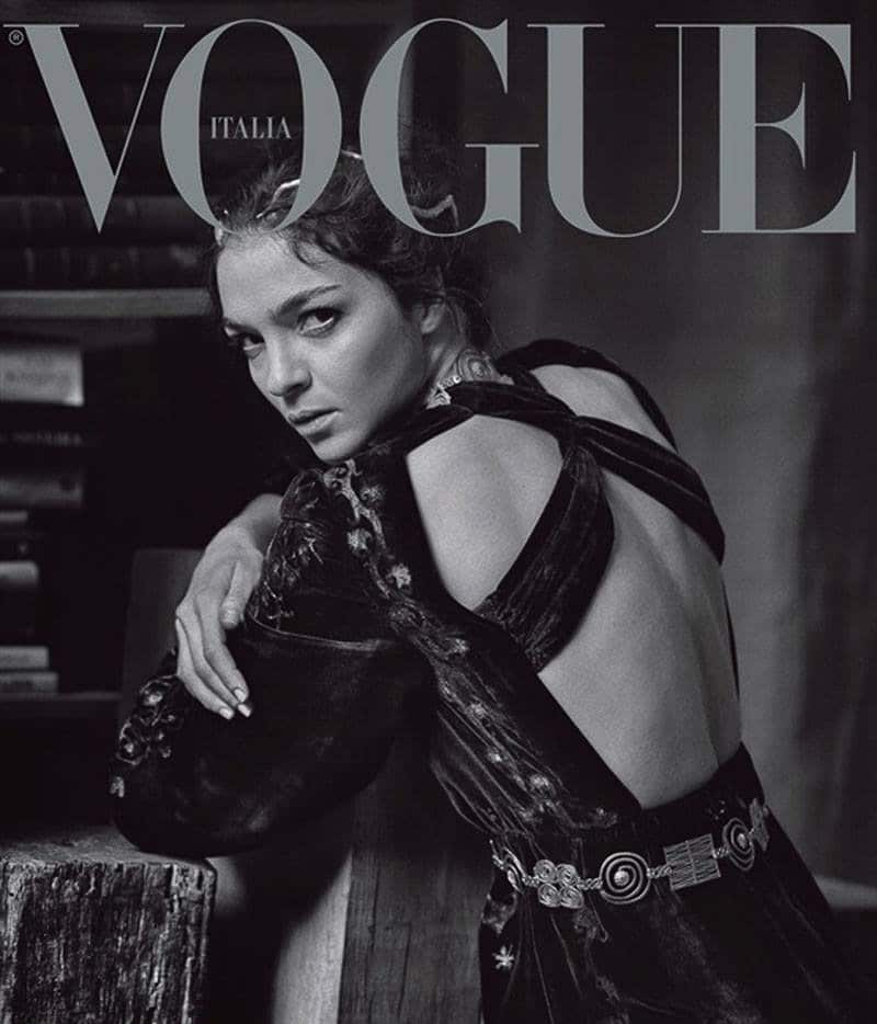 Vogue Italy March 2016 Mariacarla Boscono by Peter Lindbergh