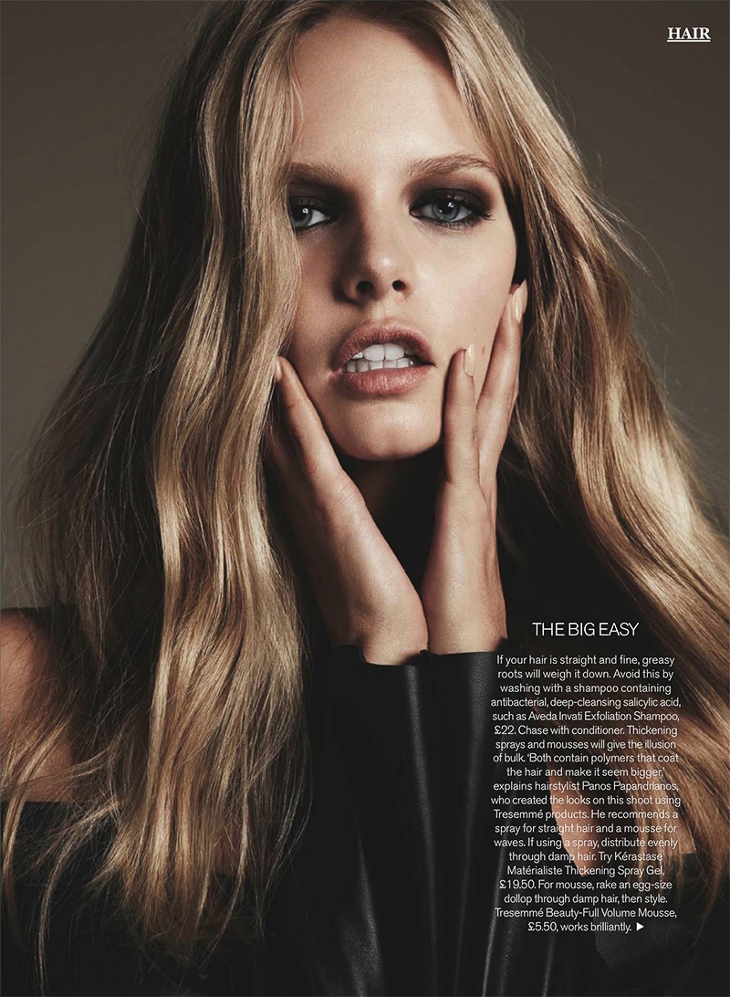 Marie Claire UK May 2016 Marloes Horst by David Roemer