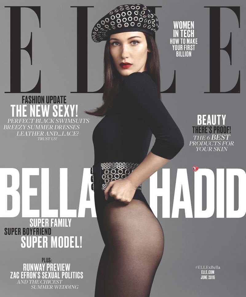 ELLE US June 2016 Bella Hadid by Terry Tsiolis