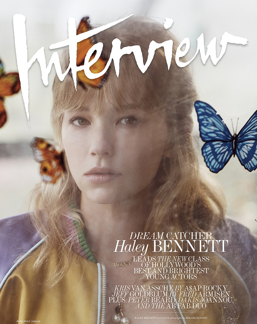 Interview Magazine July 2016 Haley Bennett by Mikael Jansson