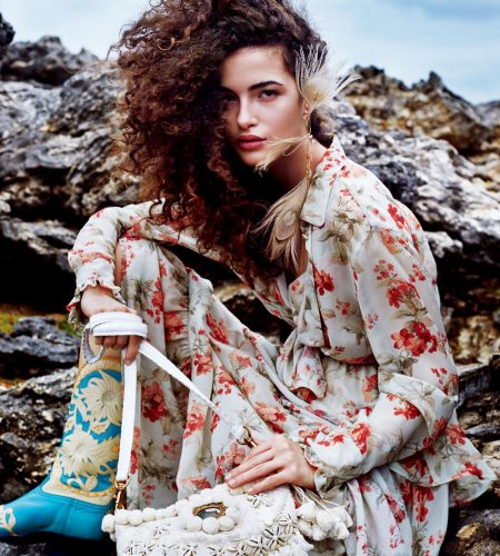 Vogue Japan August 2016 Chiara Scelsi by Victor Demarchelier