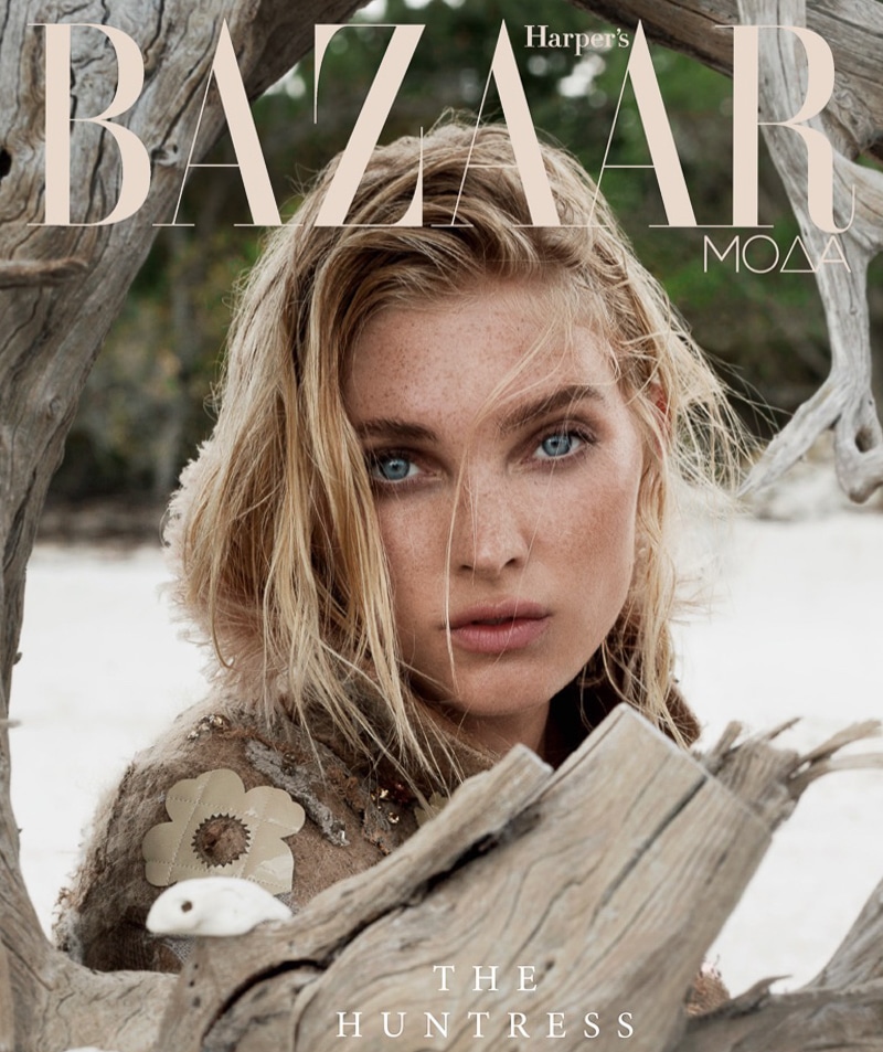 Harper’s Bazaar Greece August 2016 Elsa Hosk by Taylor Tupy