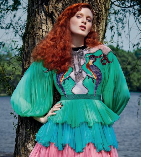 Harper’s Bazaar Russia August 2016 Karen Elson by Rachell Smith