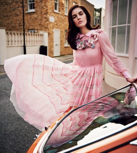 Harper’s Bazaar UK September 2016 Hilary Rhoda by Serge Leblon