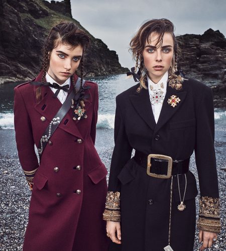Vogue September 2016 Edie Campbell and Grace Hartzel by Mikael Jansson